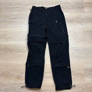 Little Donkey Andy Zip Off‎ Convertible Hiking Pants Women's XL Color Black